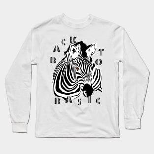 ZEBRA MOTIFS Long Sleeve T-Shirt